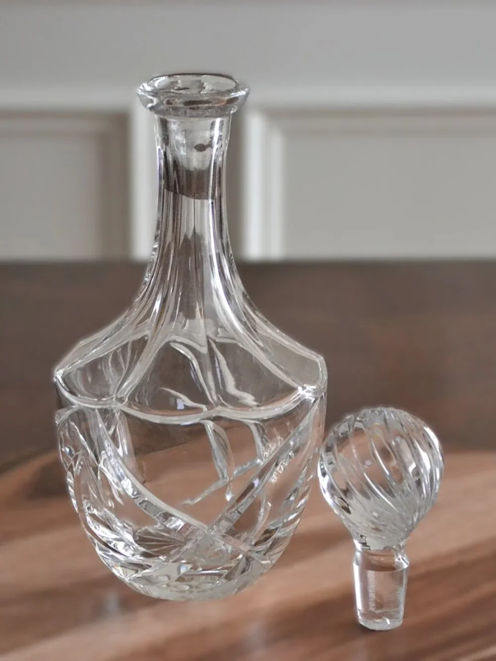 Gorham Carrington Decanter Clear Cut Crystal